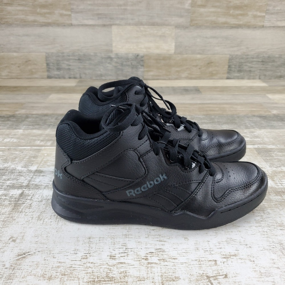 Reebok Royal BB4500 Hi2 Mens Shoe Sz 7 Basketball Black Leather High-Top Sneaker